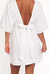 Open Back Mini Dress